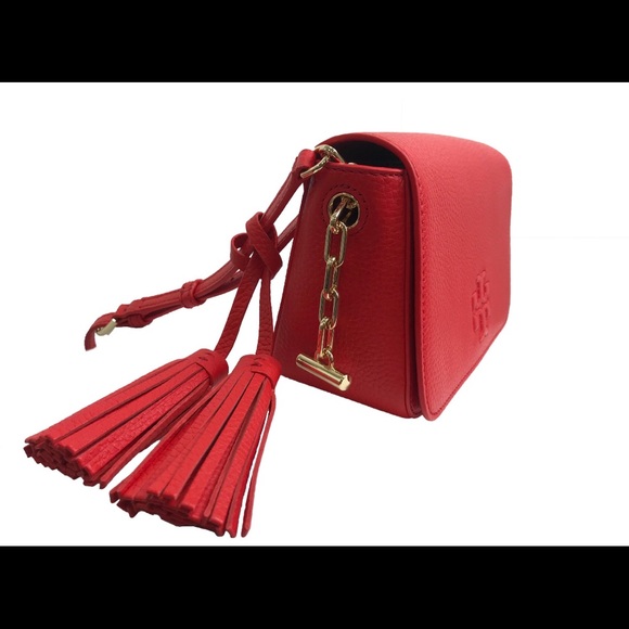 Tory Burch Thea Mini Bag in Brilliant Red NEW WITH TAGS - Picture 2 of 9